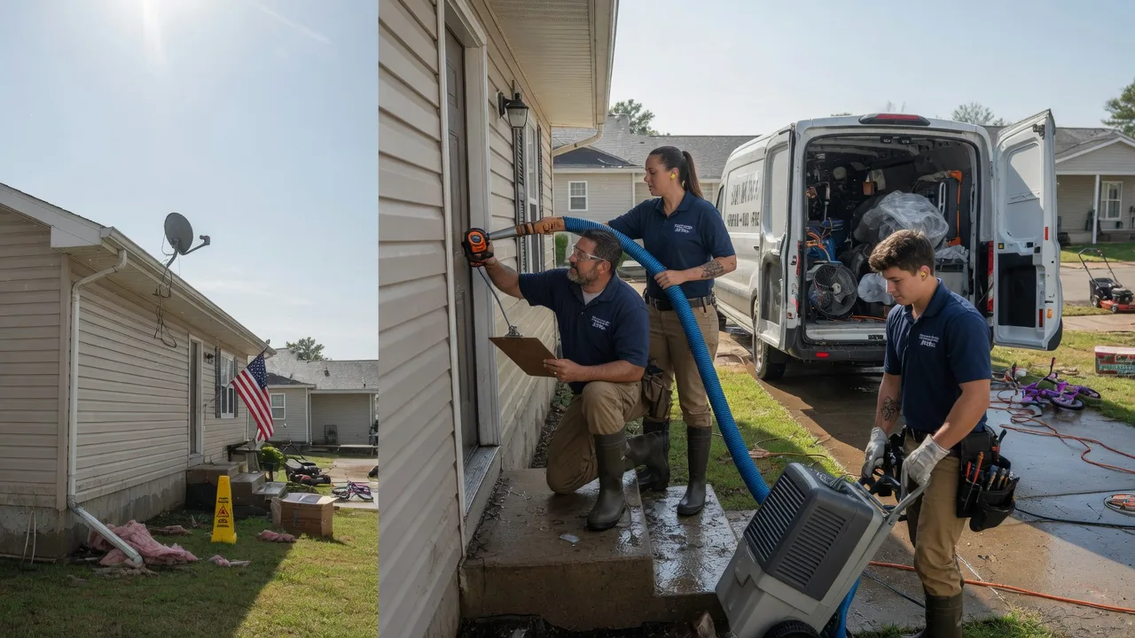 Ceiling Water Damage Restoration in Attica, OH near me